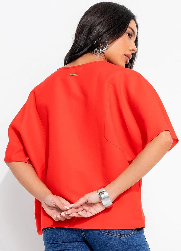 Colcci - Blusa Linho Vermelho 2