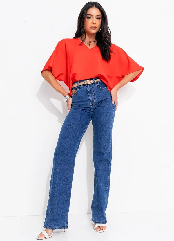 Colcci - Blusa Linho Vermelho 3