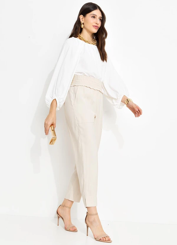 You Premium - Blusa Ml Ray Off White 10