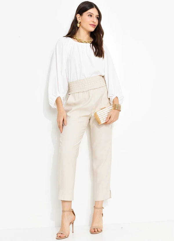 You Premium - Blusa Ml Ray Off White 3