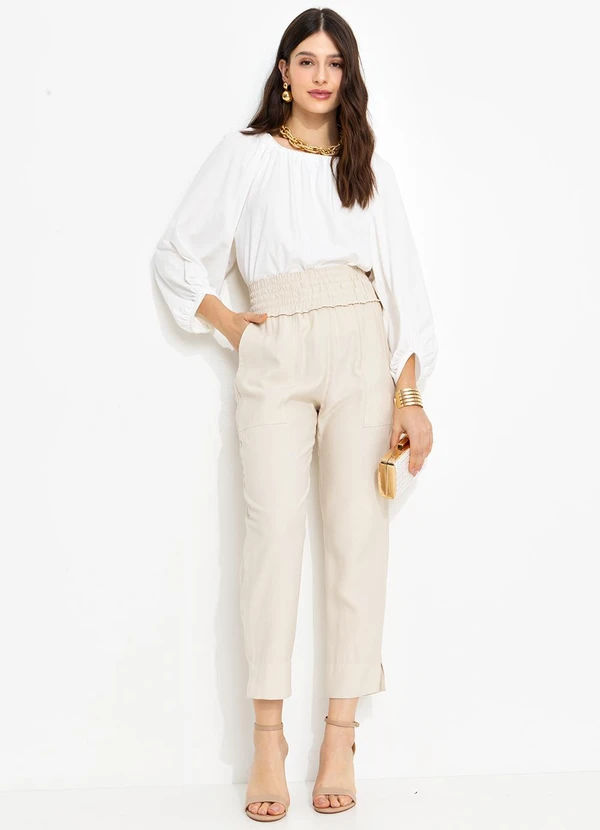 You Premium - Blusa Ml Ray Off White 8