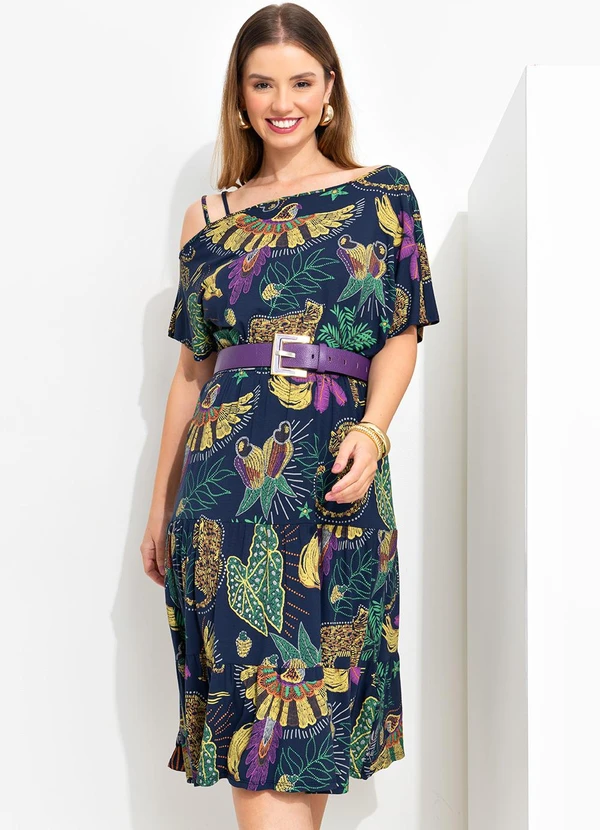 Quintess - Blusa Natureza Color em Malha de Viscose