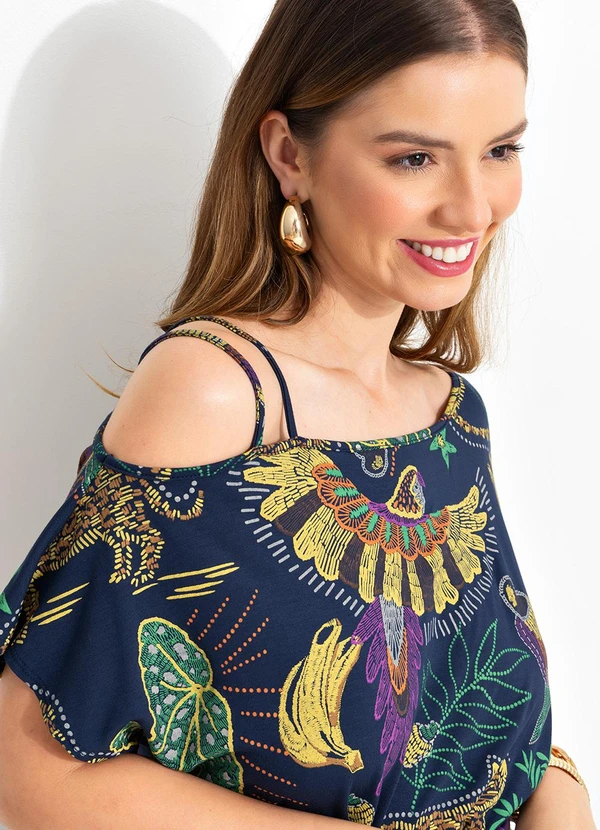 Quintess - Blusa Natureza Color em Malha de Viscose 6