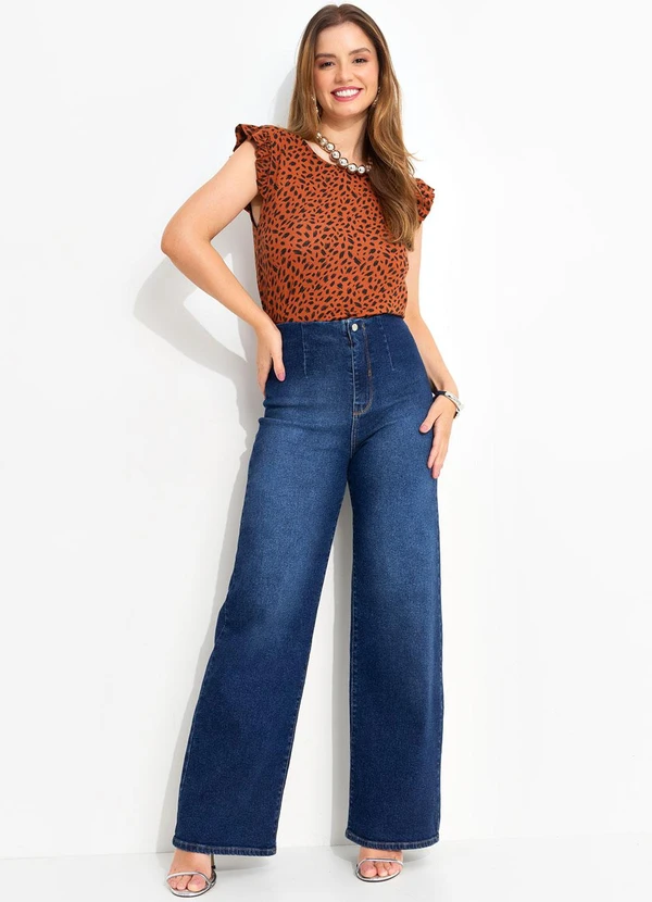 Quintess - Blusa Pinceladas em Malha de Viscose 2