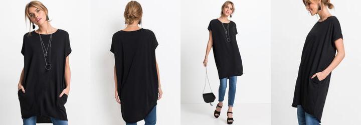 Blusa Preta em Moletinho