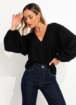 Colcci - Blusa Preto - COLCCI