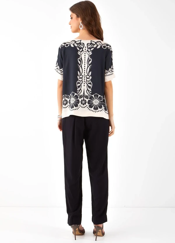 Farm - Blusa Splendor Tropical Preto 4