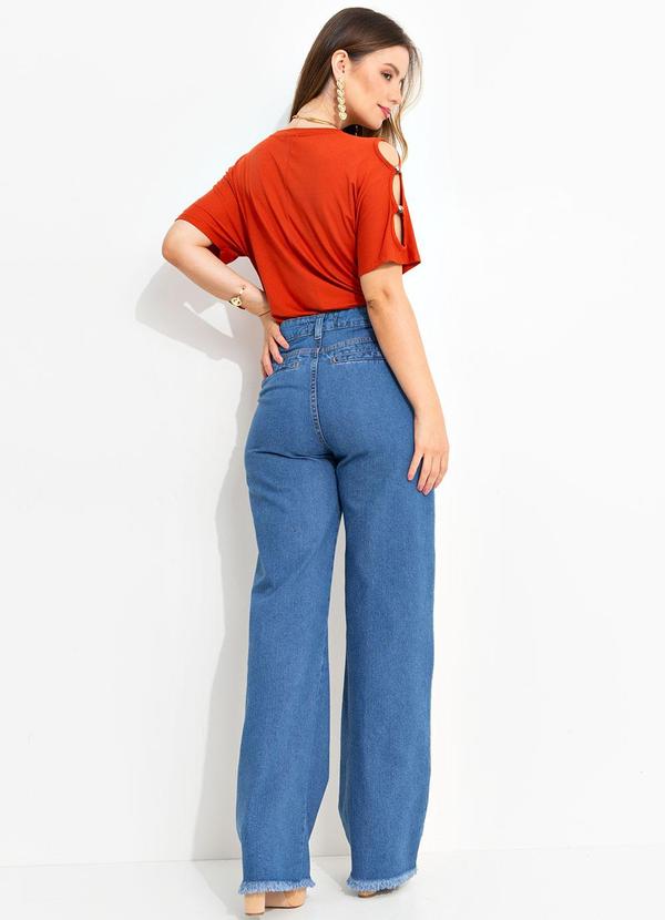 Quintess - Blusa Terracota em Malha de Viscose 4