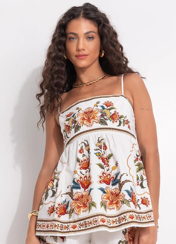 Farm - Regata Jardim Majestoso Bege