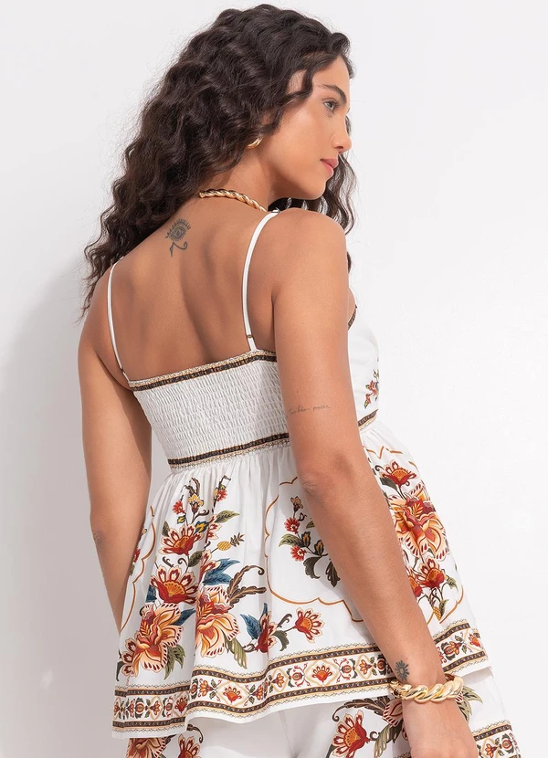 Farm - Regata Jardim Majestoso Bege 2