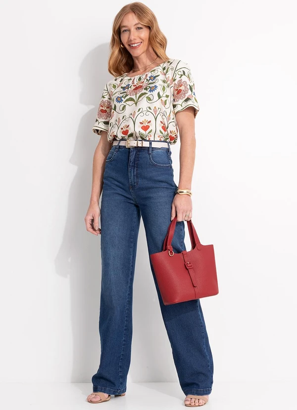 Farm - T-Shirt Jardim Beleza Bege 3