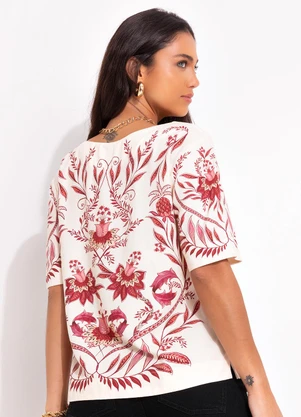 Farm - T-Shirt Nina Bege - FARM