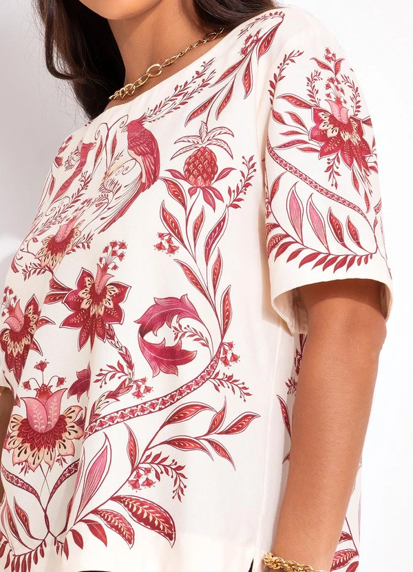 Farm - T-Shirt Nina Bege 4