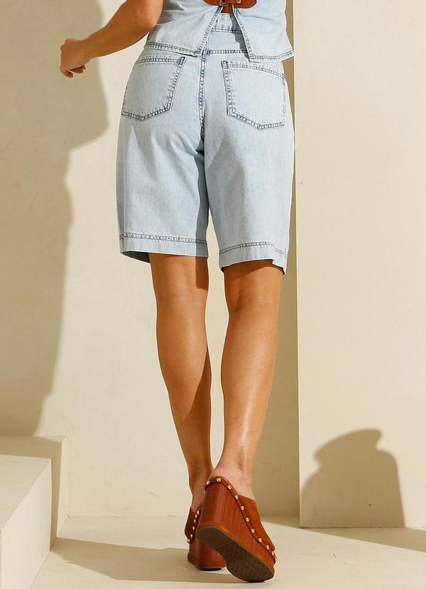 Rafree - Berm Fem Jeans Nicolas Jeans Claro 2