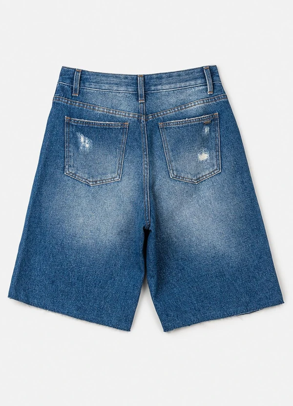 Authoria - Bermuda Alongada Jeans Azul 3