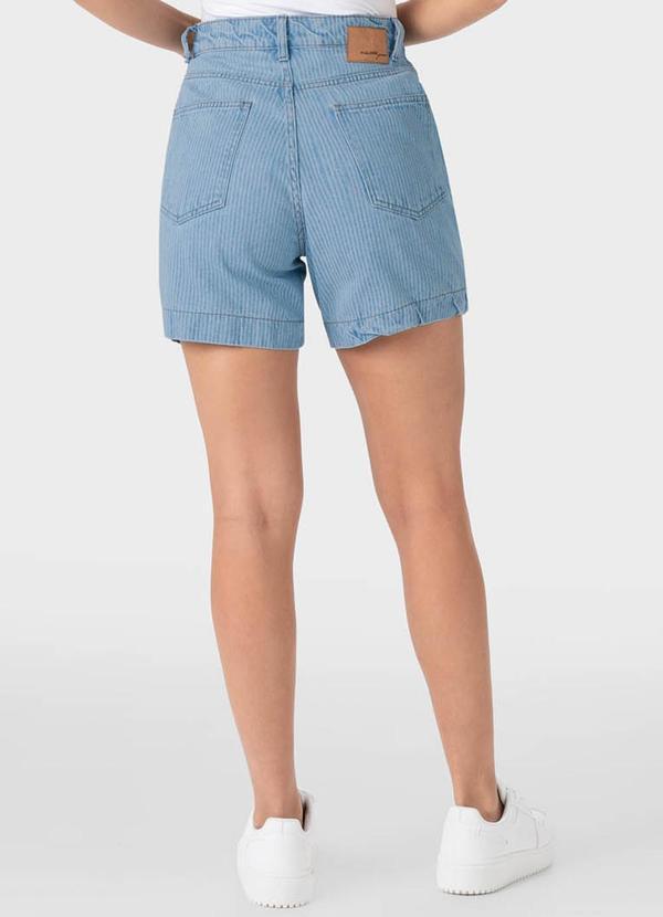 Malwee - Bermuda Azul Claro Feminina Mom Jeans 2