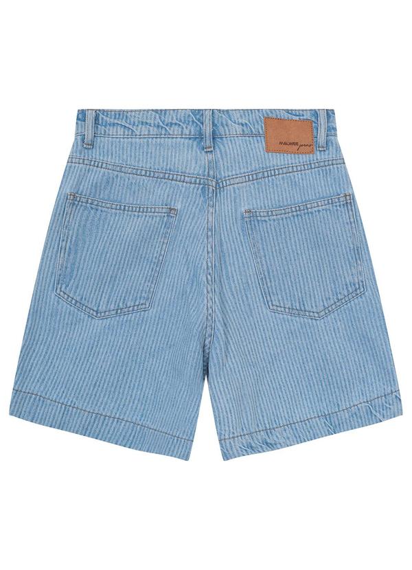 Malwee - Bermuda Azul Claro Feminina Mom Jeans 6