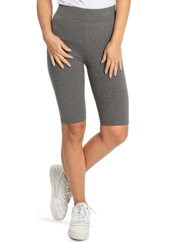 Rovitex - Bermuda Básica Estilo Ciclista Cinza 1