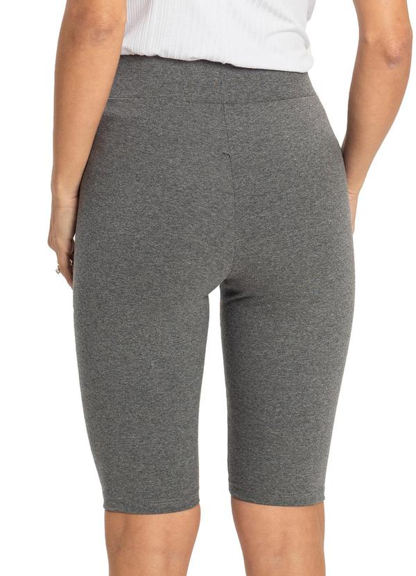 Rovitex - Bermuda Básica Estilo Ciclista Cinza 2