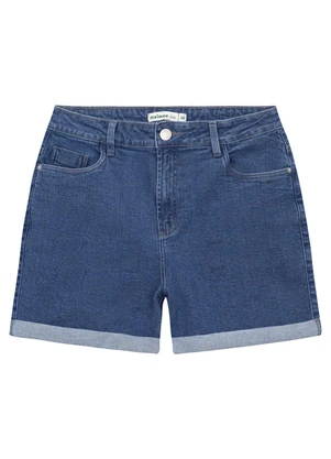 Malwee - Bermuda Boyfriend Jeans Azul Claro - MALWEE