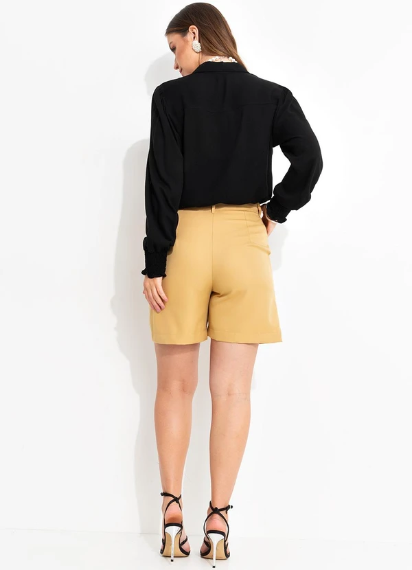 Quintess - Bermuda Caramelo em Alfaiataria 4