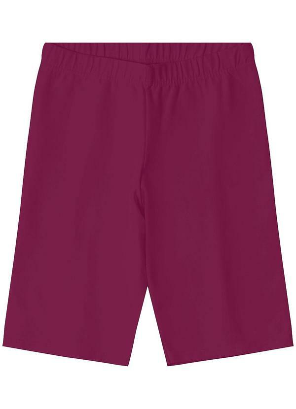 Malwee - Bermuda Ciclista em Cotton Feminino Roxo