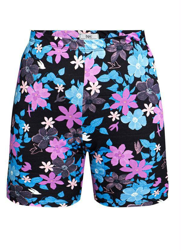 bonprix - Bermuda Ciclista Floral Dark