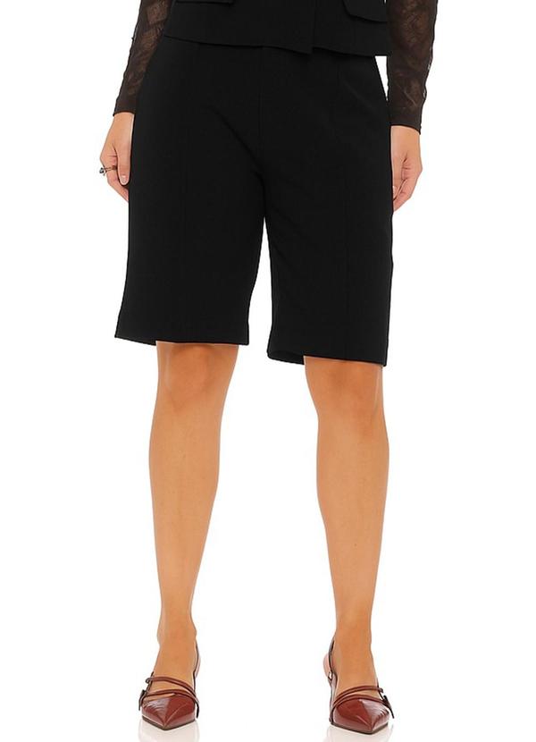 Rafree - Bermuda de Alfaiataria Preto