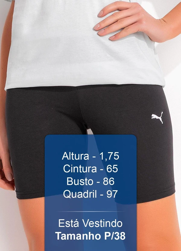 Puma - Bermuda Ess  Logo Short Leggins 7' Preto 6