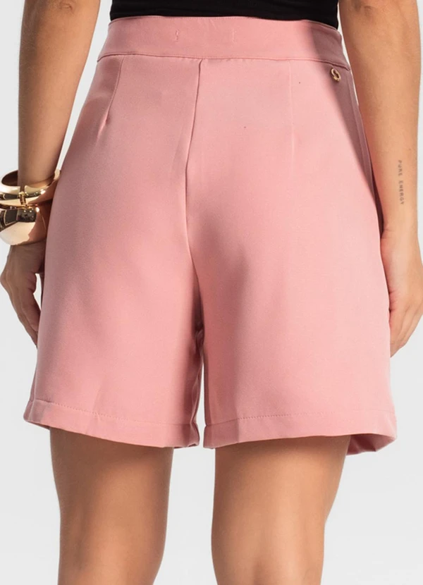 Endless - Bermuda Feminina Alfaiataria Rosa 2