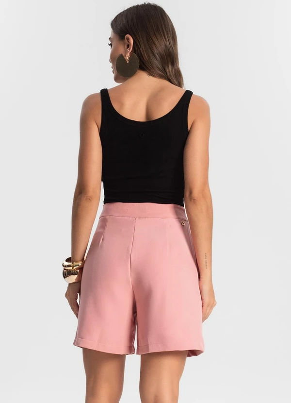 Endless - Bermuda Feminina Alfaiataria Rosa 4