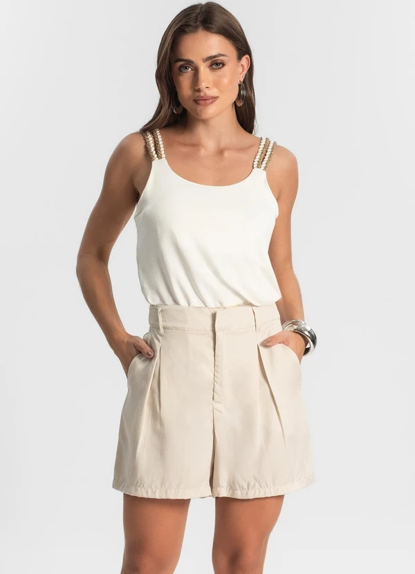 Endless - Bermuda Feminina Bege 5