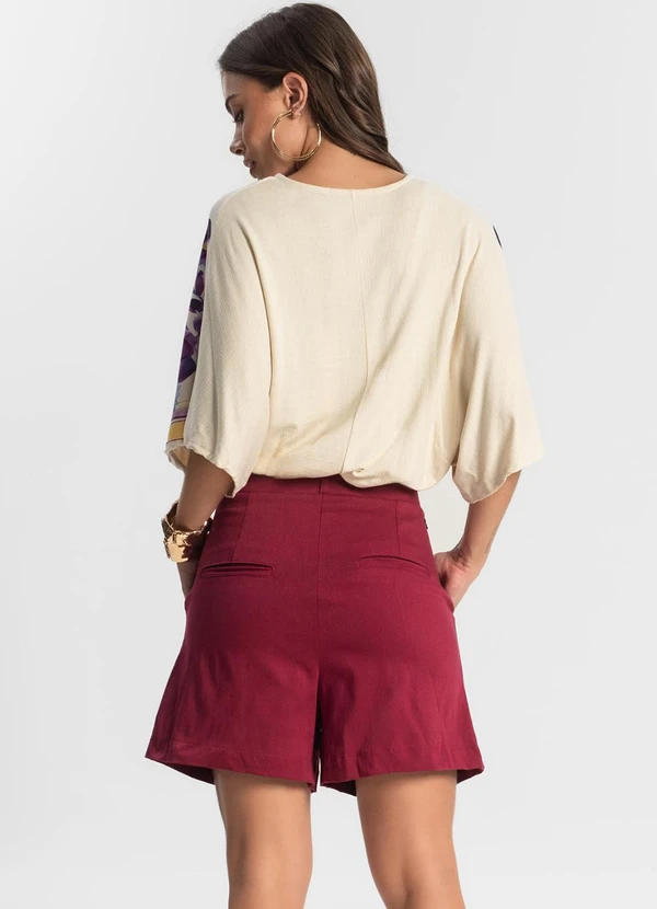 Endless - Bermuda Feminina Bengaline Rosa 4