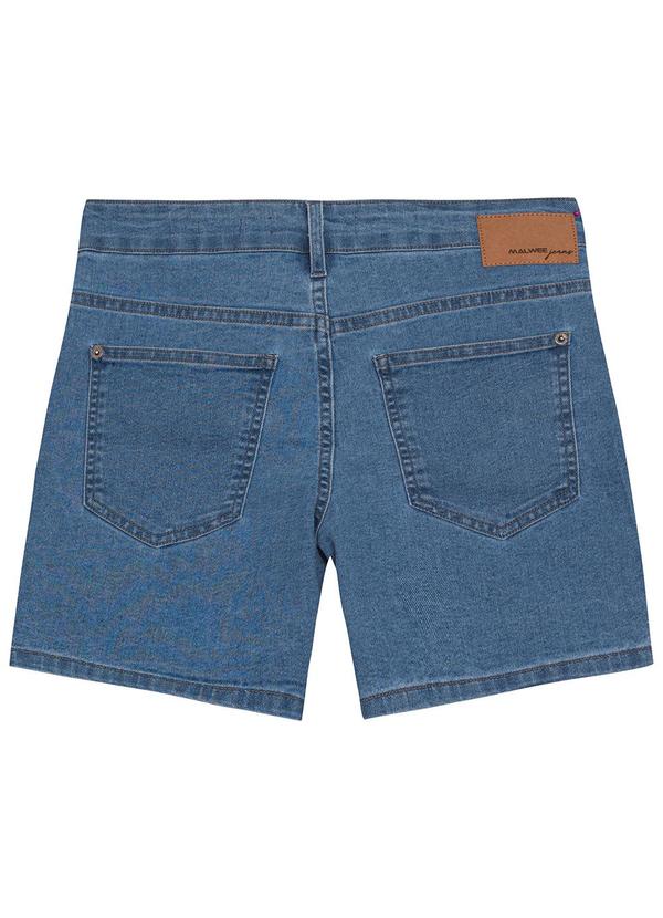 Malwee - Bermuda Feminina Comfort em Jeans Azul 6
