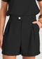 Dianna - Bermuda Feminina em Tecido Preto - variação: Preto