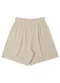 Rovitex - Bermuda Feminina em Viscose Sarjada Pesada Bege - variação: Bege