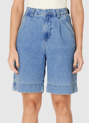 Malwee - Bermuda Feminina Jorts Jeans Azul - MALWEE