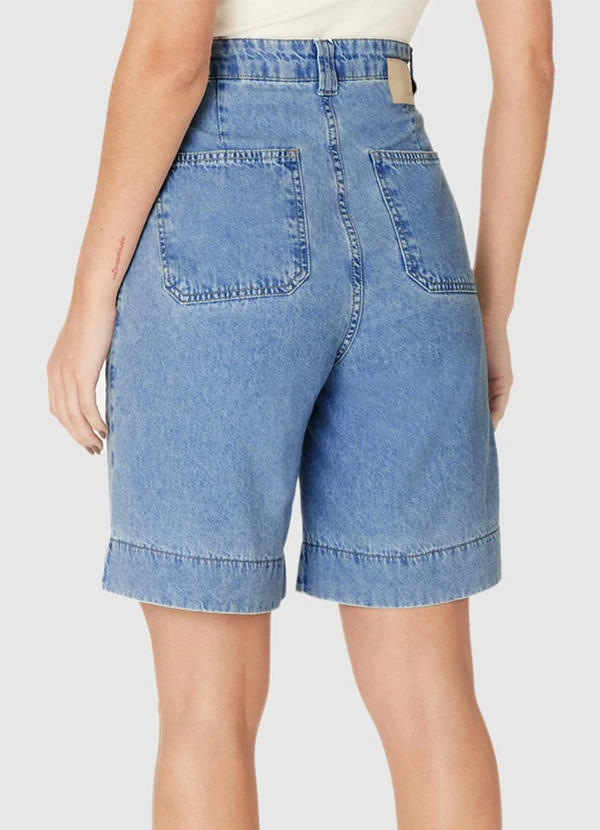 Malwee - Bermuda Feminina Jorts Jeans Azul 2
