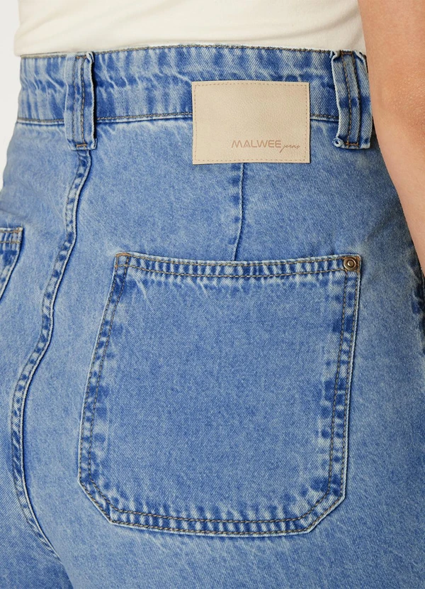 Malwee - Bermuda Feminina Jorts Jeans Azul 6