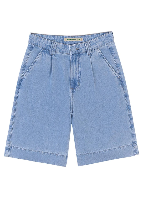 Malwee - Bermuda Feminina Jorts Jeans Azul 7