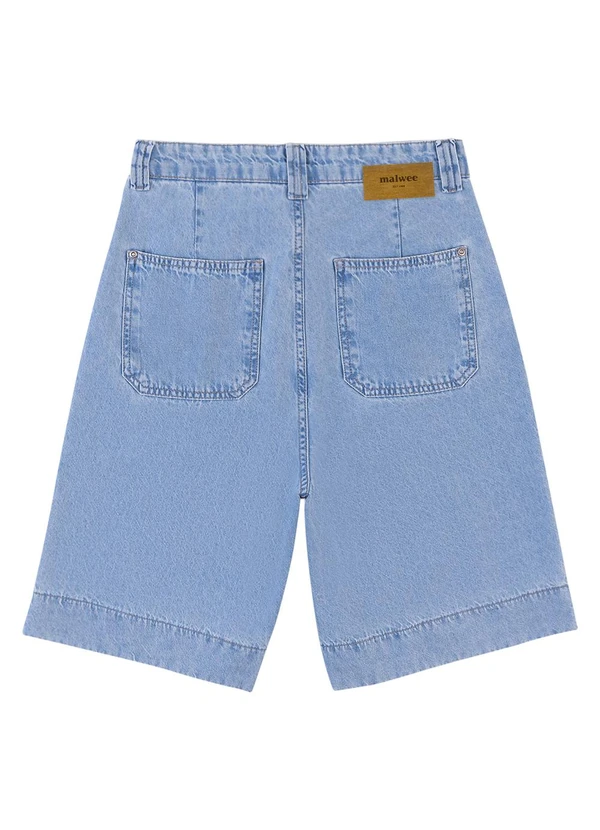 Malwee - Bermuda Feminina Jorts Jeans Azul 8
