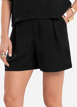 Endless - Bermuda Feminina Preto - ENDLESS