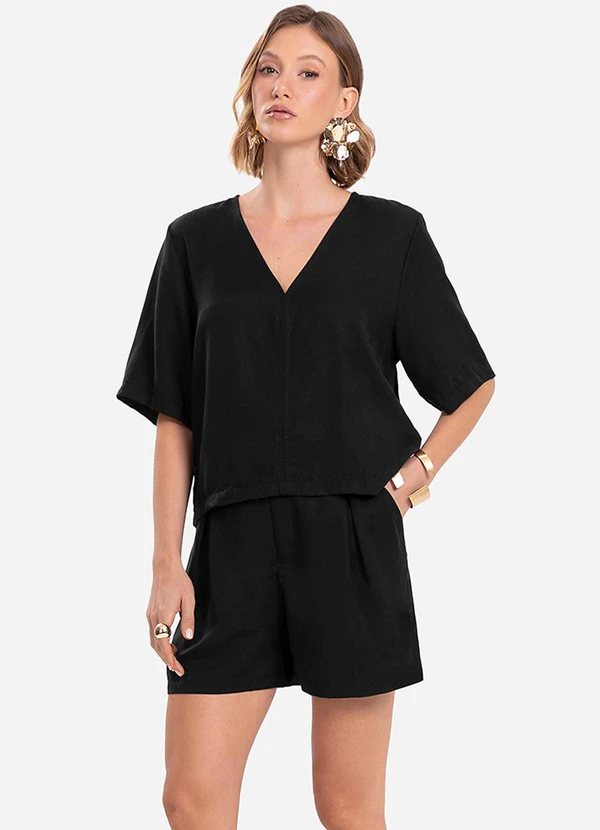 Endless - Bermuda Feminina Preto 2