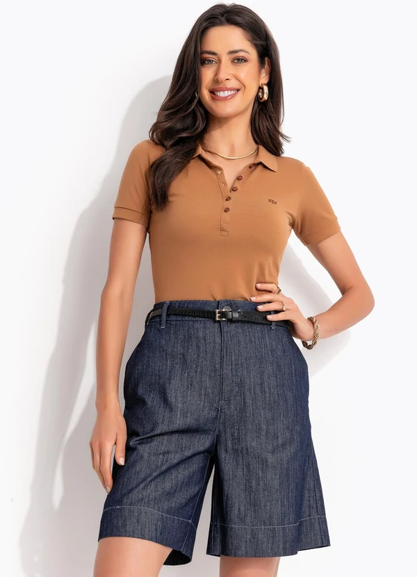 Colcci - Bermuda Jeans Dubai Azul