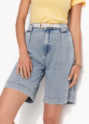 Colcci - Bermuda Jeans Joana Azul - COLCCI