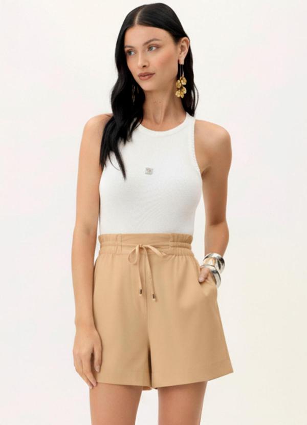 Carlota Costa - Bermuda Lisa Bege 2