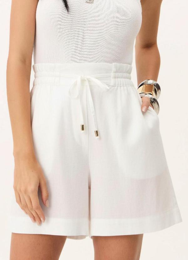 Carlota Costa - Bermuda Lisa Branco 1