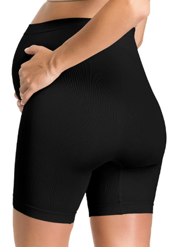 Zee Rucci - Bermuda Maternity sem Costura Preto 2