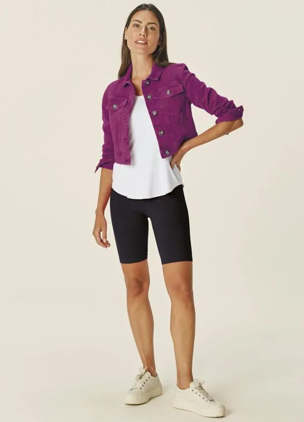 Malwee - Bermuda Preta Feminina em Cotton 2