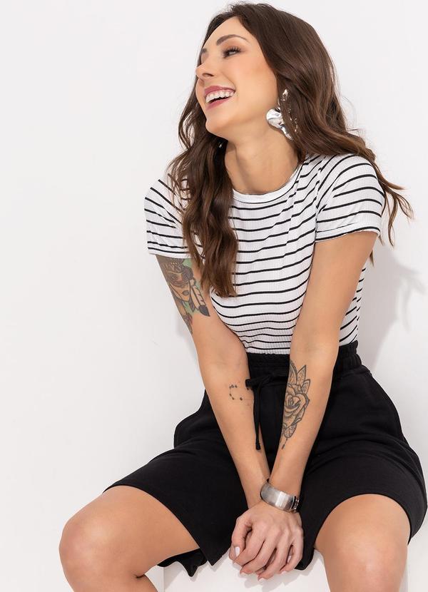 Bimini - Bermuda Preto em Moletom 6